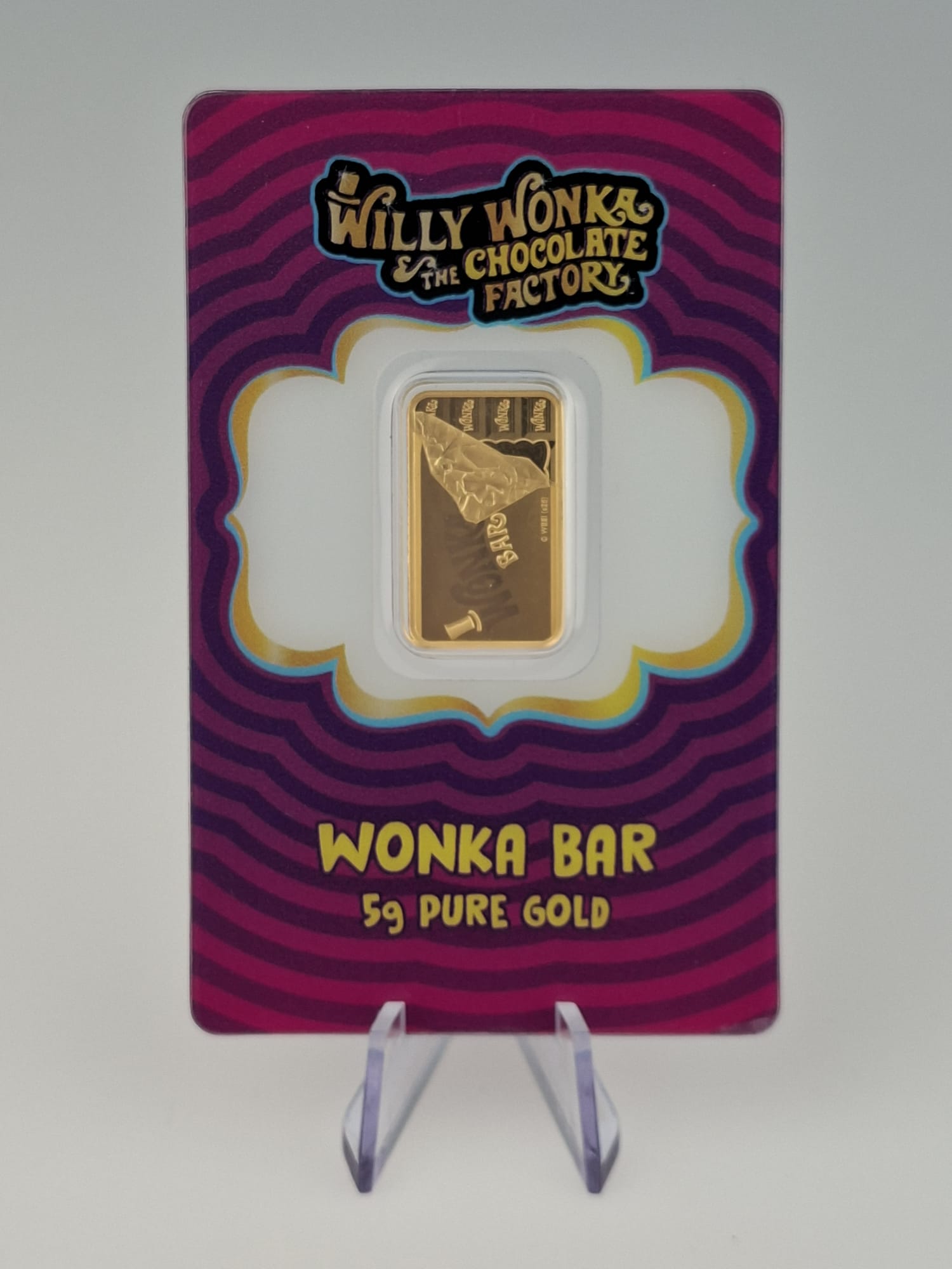 Willy Wonka 5g Pure Gold Bar