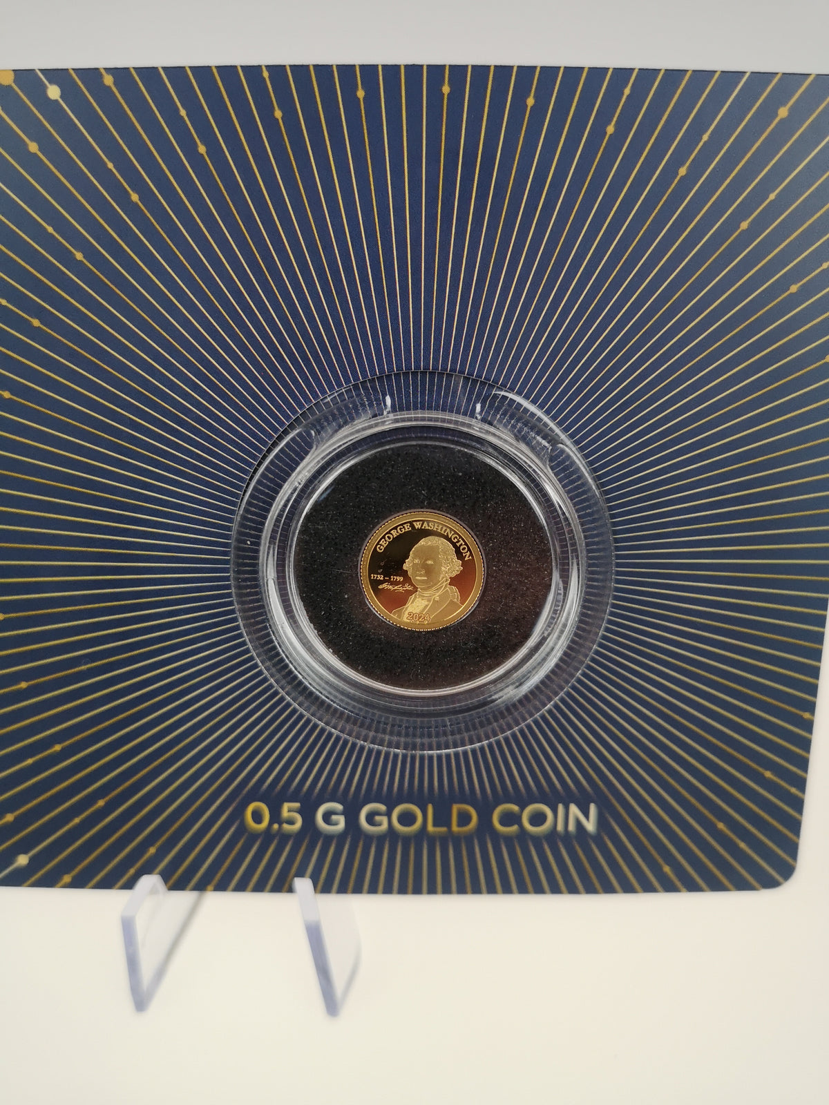 2024 George Washington 0.5g Gold – 225th Anniversary Dedication