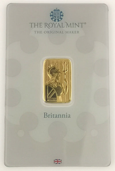 Royal Mint Britannia 5g 999.9 Fine Gold Bar