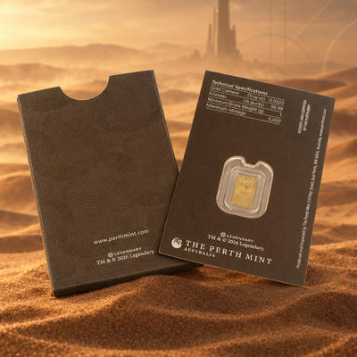DUNE packaging reverse with matching desert-sci-fi background