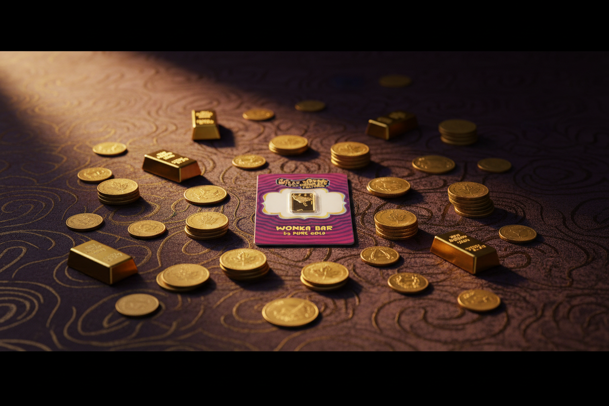 Wonka Bar Gold Header